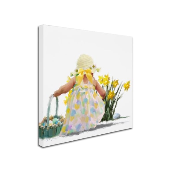 The Macneil Studio 'Easter Egg Hunt' Canvas Art,24x24